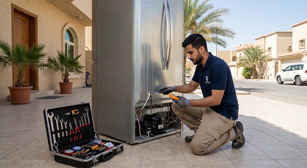 خدمات صيانة ثلاجات حي منفوحة بالرياض